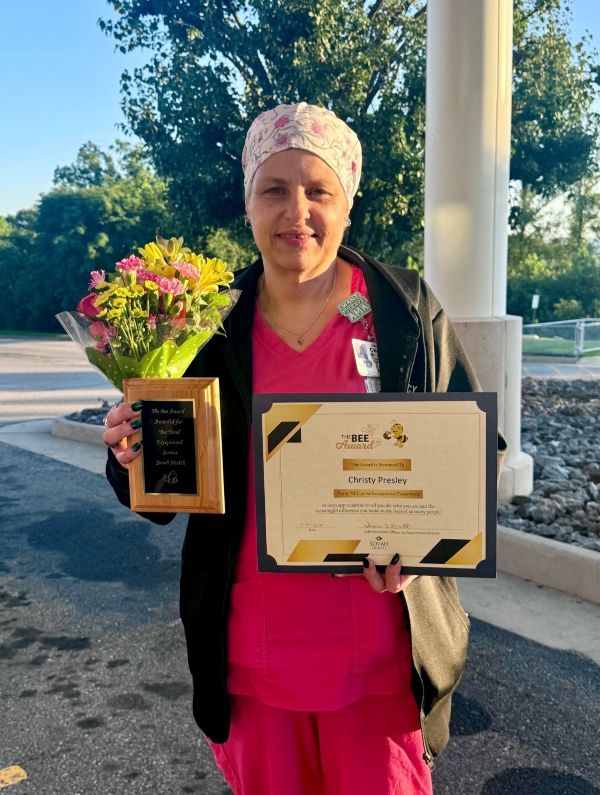 Sovah Health - Martinsville Announces BEE Award Winner