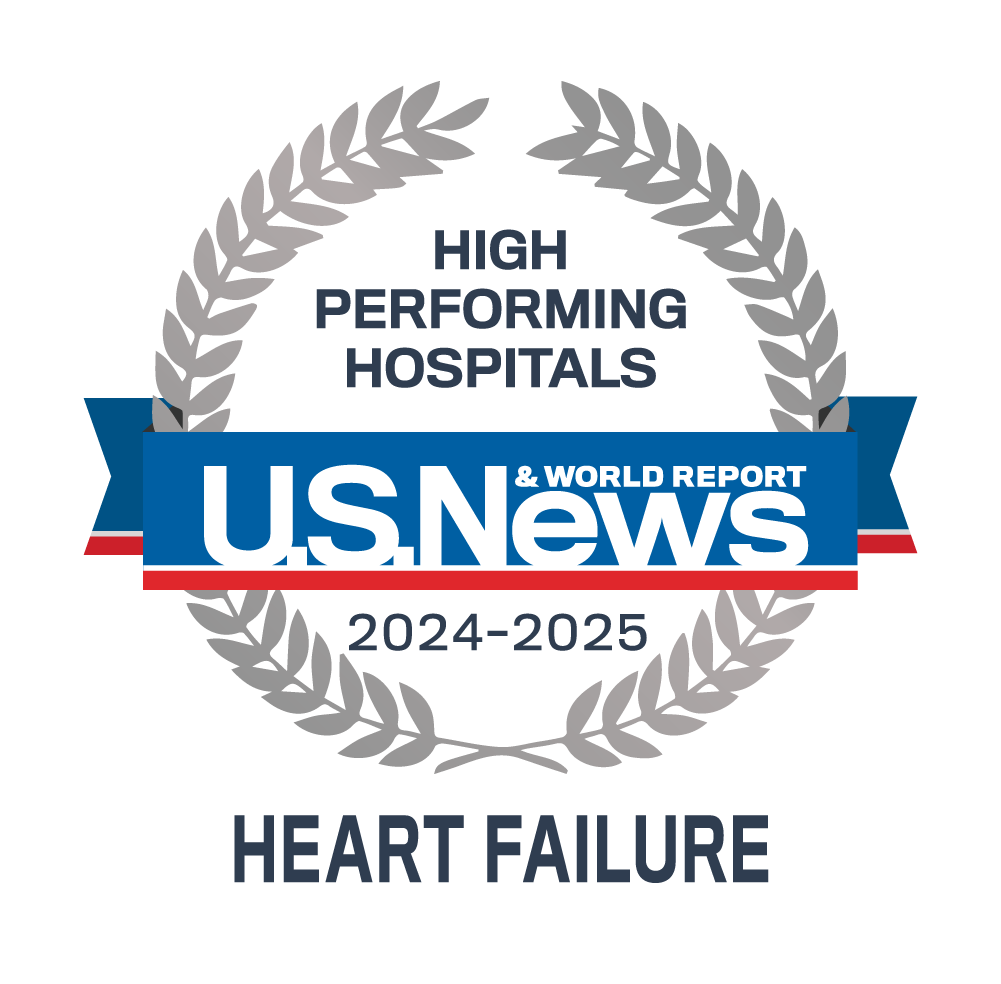 USNWR High Performing Hospitals in Heart Failure 2024-2025 USNWR High Performing Hospitals in Heart Failure 2024-2025