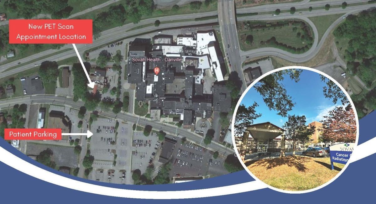 New PET Scan Appointment Location at Radiation Oncology Building